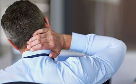 The massage will help relieve tension and pain in the neck area